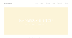 Desktop Screenshot of empress-shih-tzu.com