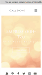 Mobile Screenshot of empress-shih-tzu.com